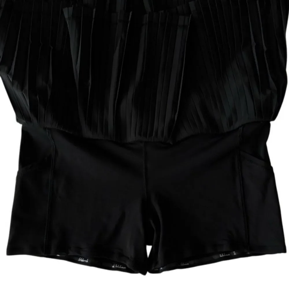 Lululemon Pleat To Street Skirt II Black Size 8